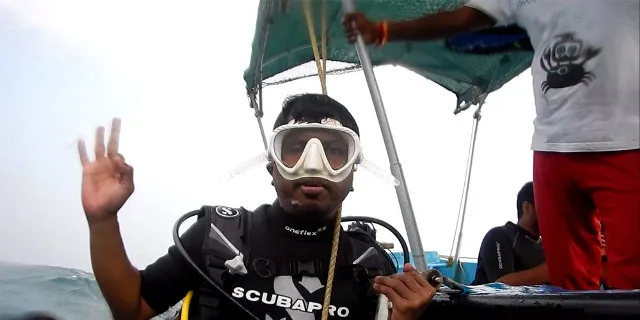 inspiring ilango in sea